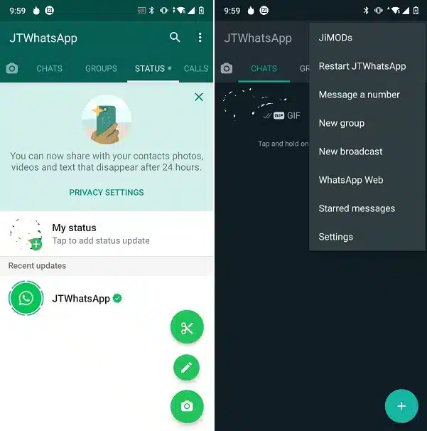 whatsapp jimods